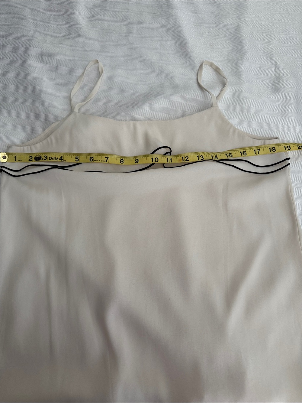Loft Cream Ruffle-Trim Cami Top - Picture 2 of 4